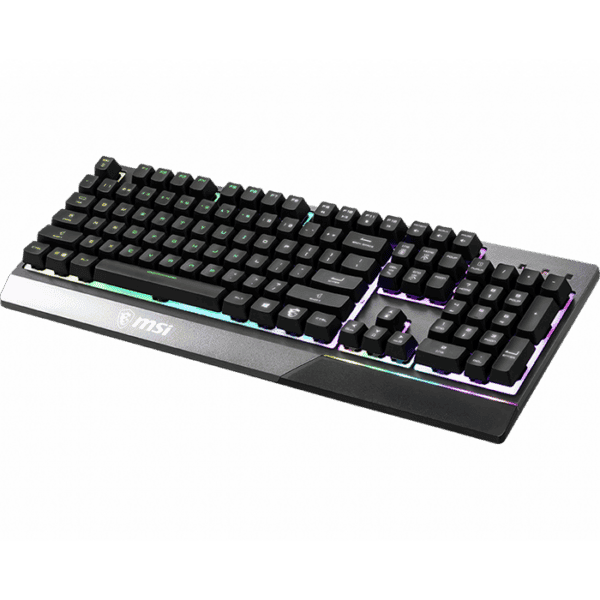 MSI Vigor GK30, Plunger Switches, Gold-plated connector, USB 2.0, RGB, US Layout Keyboard