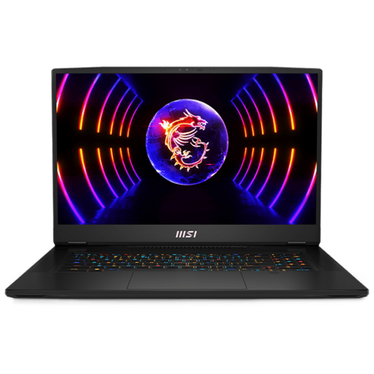 MSI Titan GT77HX 13VI Gaming Laptop, 17.3″ UHD 144Hz Display, Intel Core i9-13980HX, 64GB RAM, 4TB SSD, NVIDIA GeForce RTX 4090 16GB, RGB Backlite ENG Gaming KB, Win 11, Black
