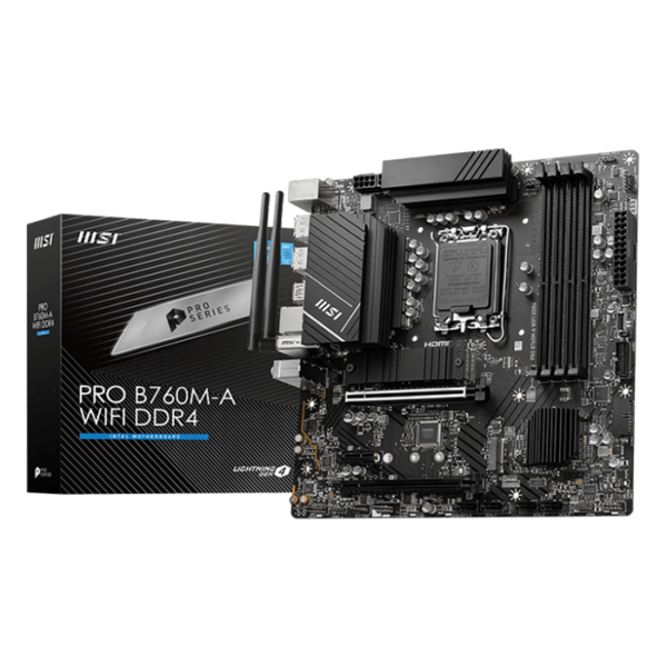 MSI B760-M A PRO WIFI D4 LGA 1700 Intel mATX Motherboard