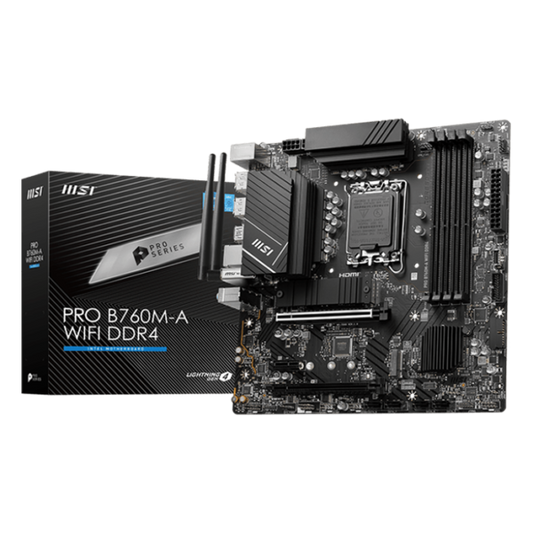 MSI B760-M A PRO WIFI D4 LGA 1700 Intel mATX Motherboard