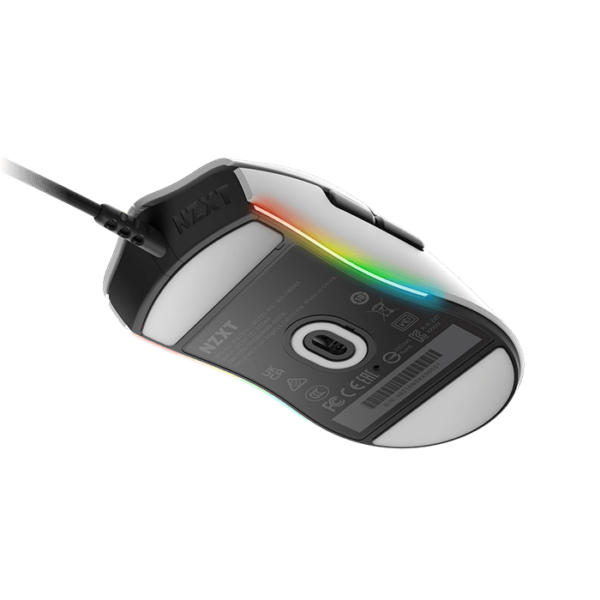 NZXT LIFT Ambidextrous Wired Gaming Mouse ,White