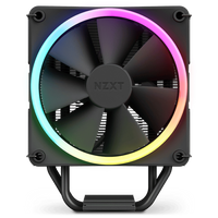 NZXT T120 RGB CPU Air Cooler with RGB, Intel 1700, 115X & 1200, AM5 & AM4, Black