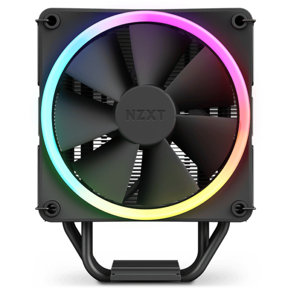 NZXT T120 RGB CPU Air Cooler with RGB, Intel 1700, 115X & 1200, AM5 & AM4, Black