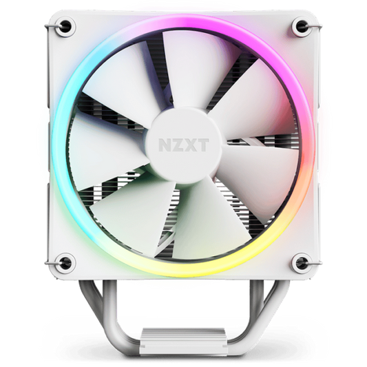 NZXT T120 RGB CPU Air Cooler with RGB, Intel 1700, 115X & 1200, AM5 & AM4, White