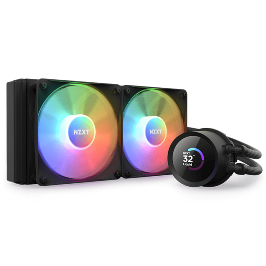 NZXT Kraken 240 RGB, 240mm AIO Liquid Cooler with LCD Display and RGB Fans