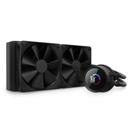 NZXT Kraken 240, 240mm AIO Liquid Cooler with LCD Display, Black