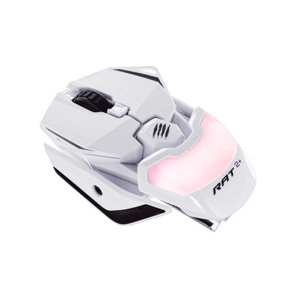 MAD CATZ R.A.T. 2+ Optical Gaming Mouse, White