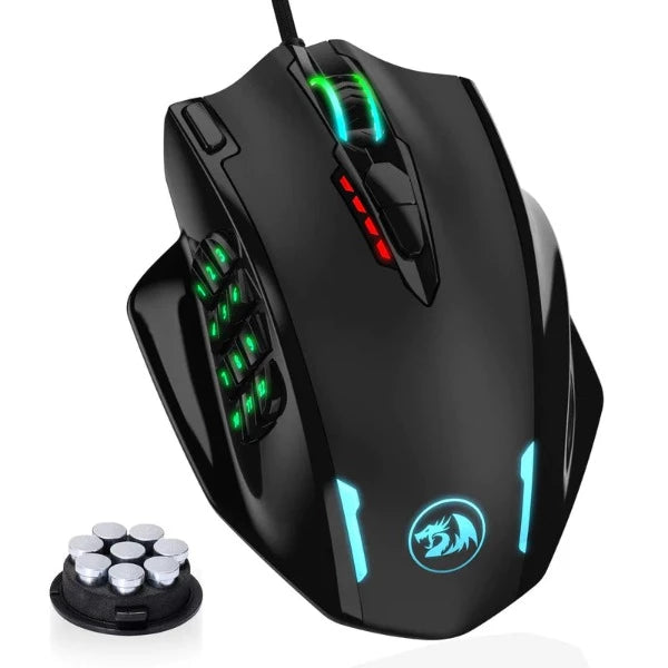 Redragon M908 Impact RGB with Side Buttons Optical Wired Gaming Mouse