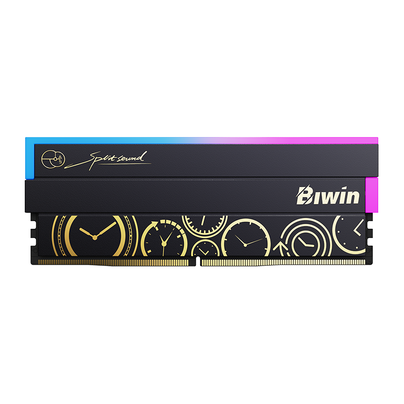 BIWIN Black Opal OC Lab Gold Edition DW100 192GB (48GB x 4) DDR5-6000 CL28 RGB Memory Kit