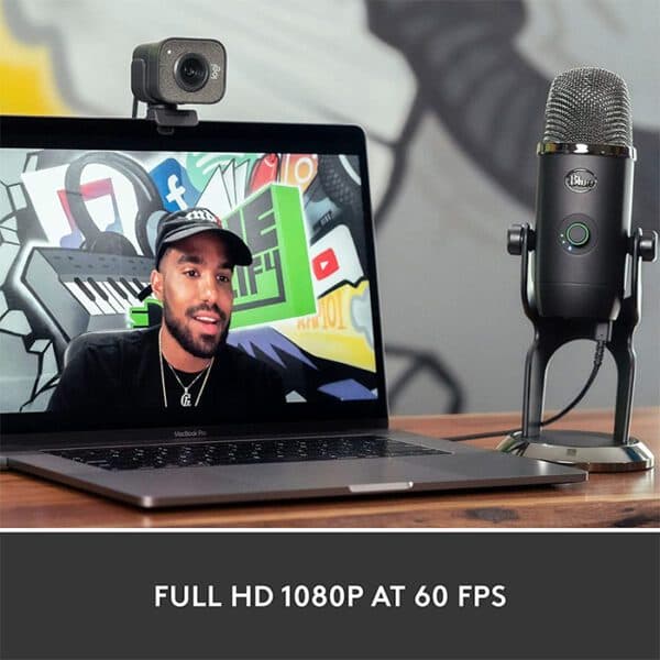 Logitech StreamCam Live Streaming Webcam GRAPHITE-USB-N/A-EMEA-8PK