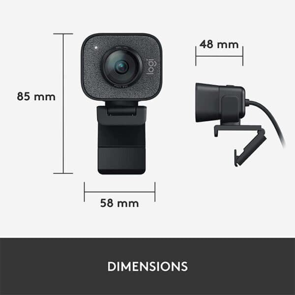 Logitech StreamCam Live Streaming Webcam GRAPHITE-USB-N/A-EMEA-8PK