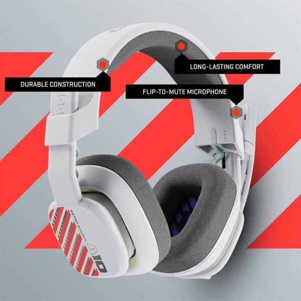 ASTRO A10 Gen 2 Challenger White Gaming Wired Headset – PS5