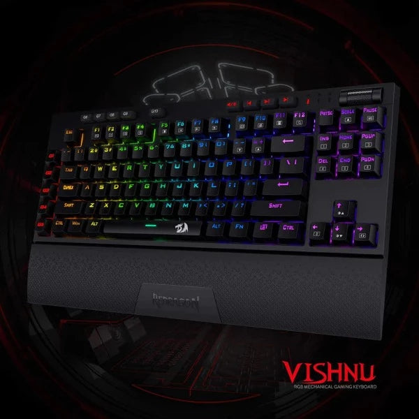 Redragon VISHNU, wired & 2.4G mechanical keyboard, RGB