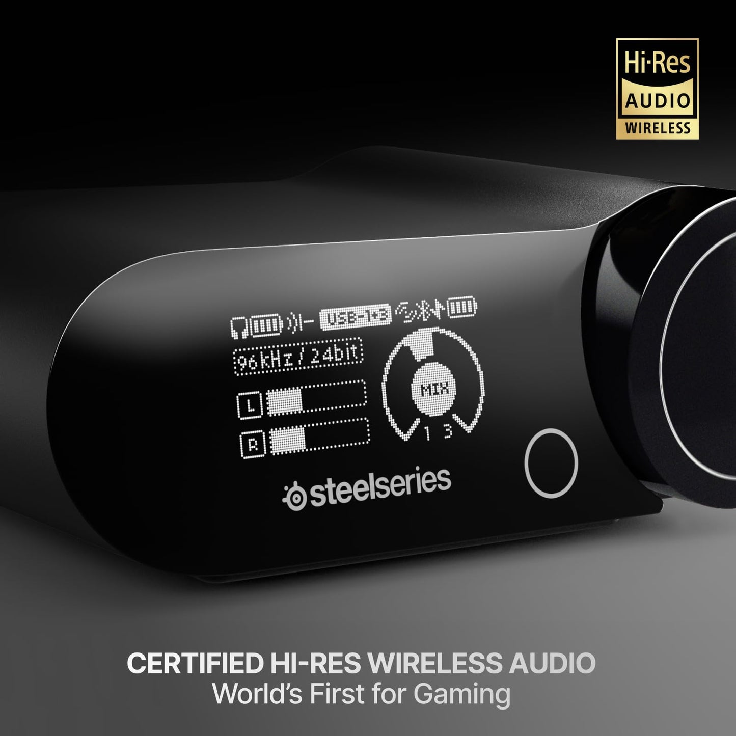 SteelSeries Arctis Nova Elite Wireless Gaming Headset with GameHub - Hi-Res 96kHz/24-bit