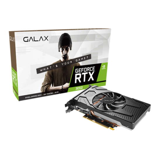 GALAX GeForce RTX 3050 (1-Click OC Feature) 8GB GDDR6 128-bit DP*3/HDMI