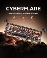 GravaStar Mercury K1 Pro 75% Wireless Mechanical Keyboard – CyberFlare