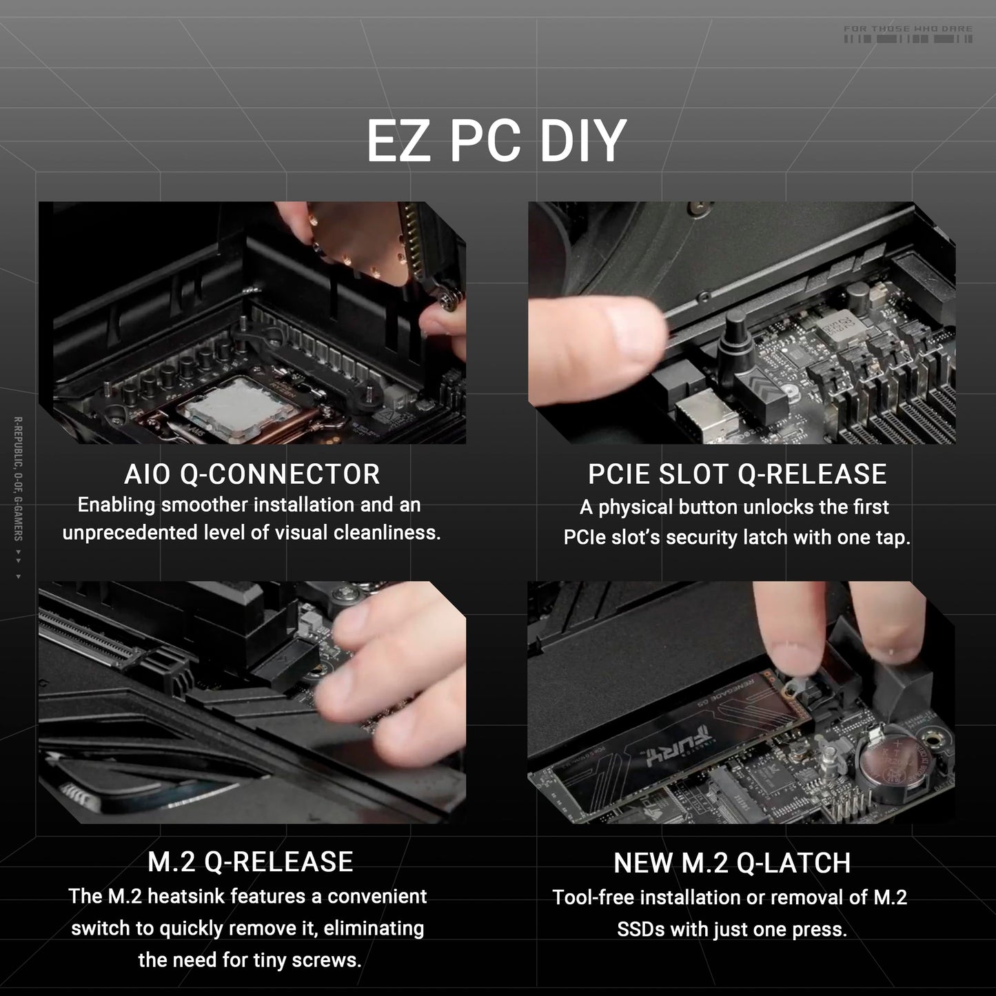 ASUS ROG CROSSHAIR X870E DARK HERO X870E AM5 DDR5 ATX Gaming Motherboard