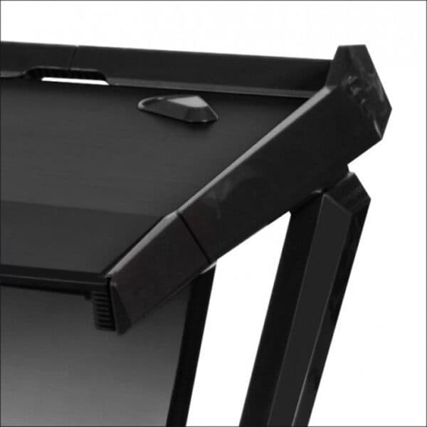 DXRacer Gaming Desk Black 120D x 80W x 79H centimeters