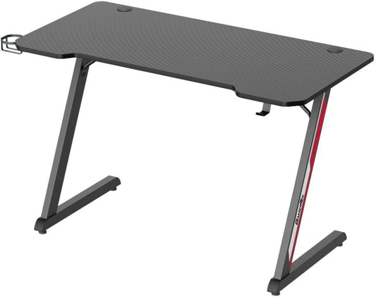 GAMERTEK Z-Desk Gaming Desk 120x60cm with Headset & Cup Holder