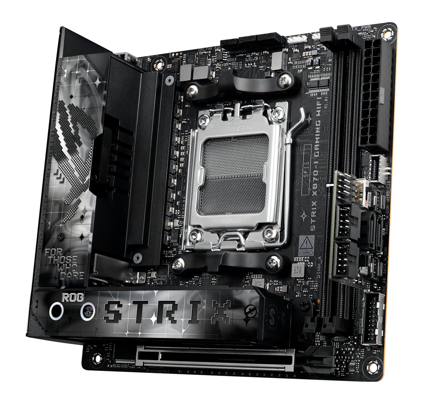 ASUS ROG STRIX X670E-I GAMING WIFI AMD X670E Mini-ITX AM5 DDR5 WiFi 6E Motherboard
