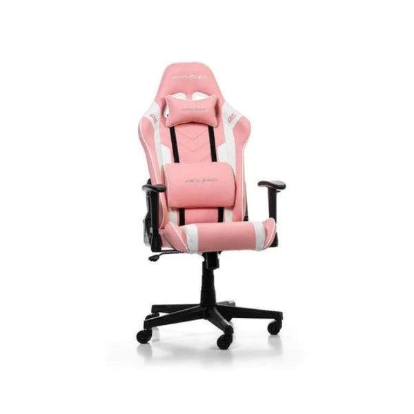 DXRacer P132 Prince Series Gaming Chair – Pink&White