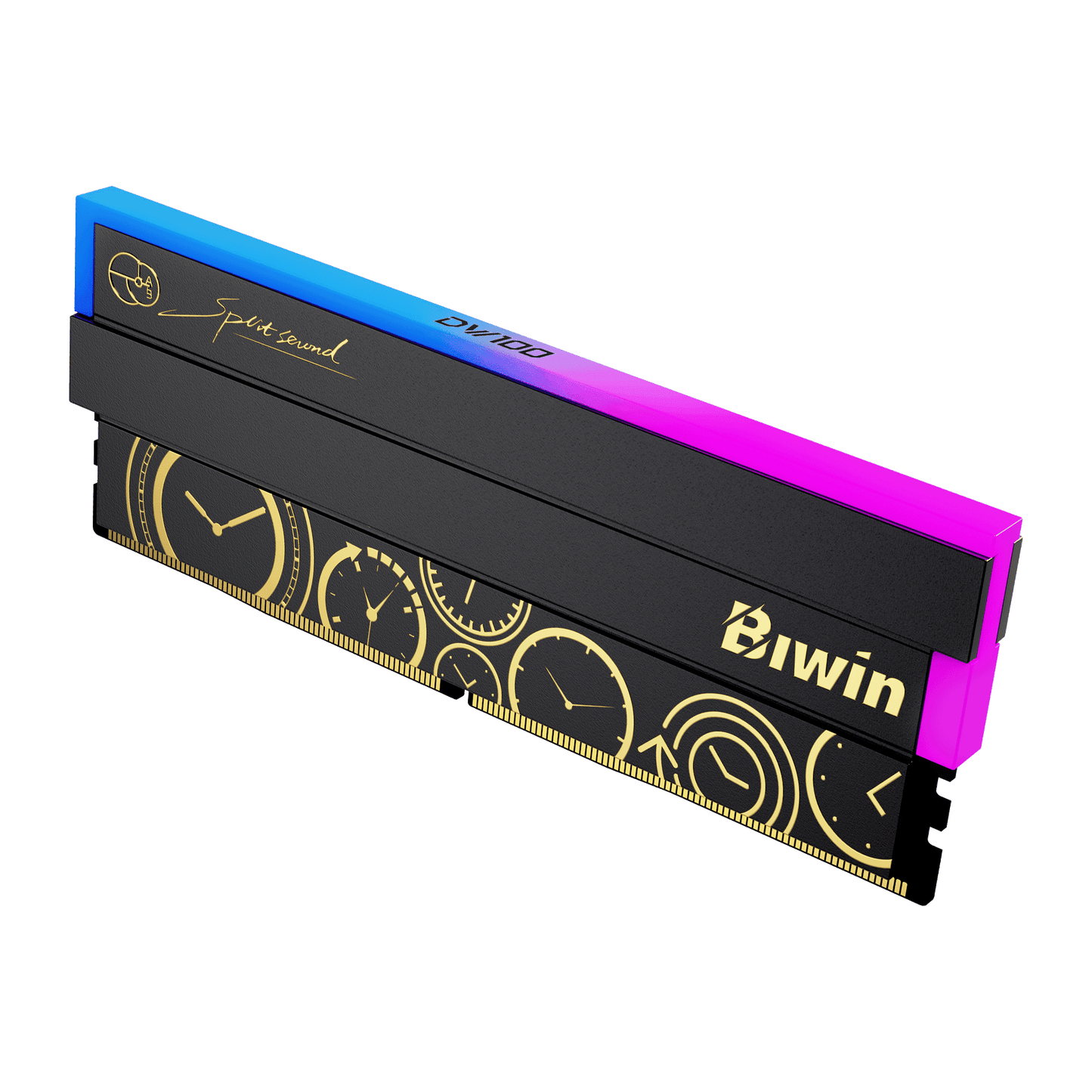 BIWIN Black Opal OC Lab Gold Edition DW100 192GB (48GB x 4) DDR5-6000 CL28 RGB Memory Kit