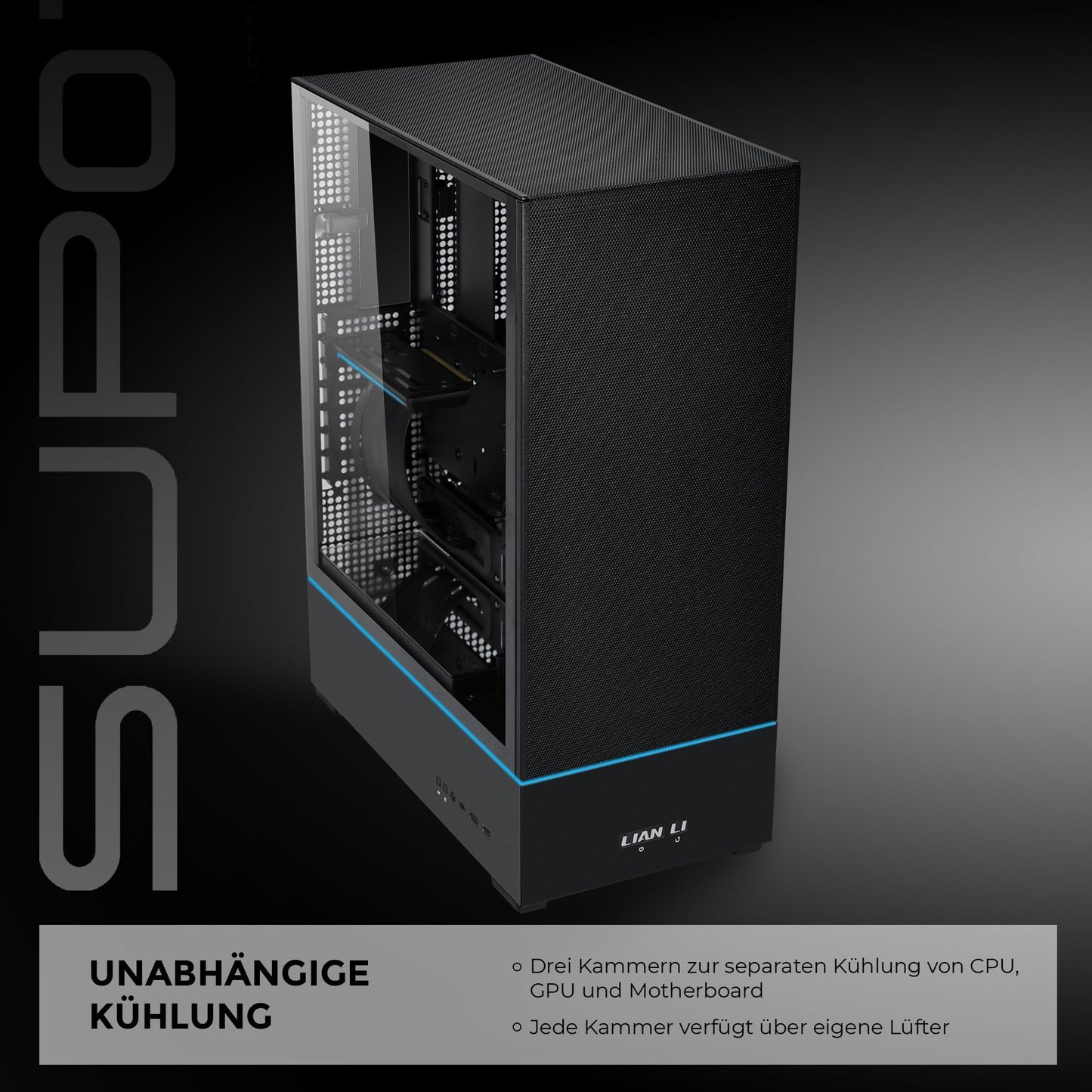 LIAN LI SUP01 Black PC Case