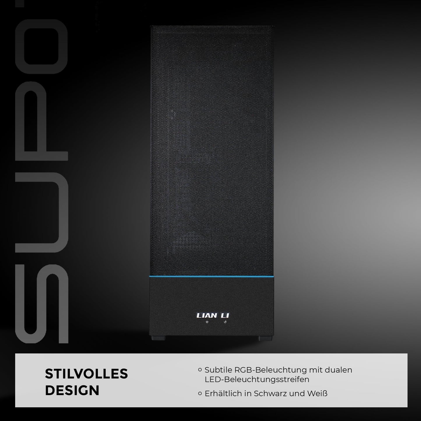 LIAN LI SUP01 Black PC Case