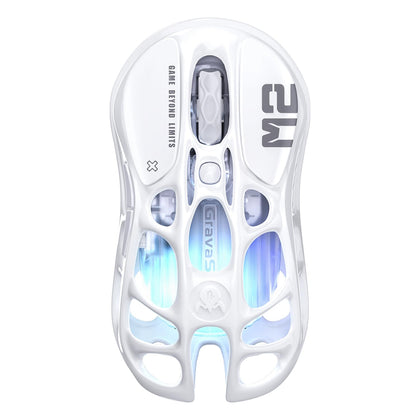 GravaStar Mercury M2 Wireless Gaming Mouse – Opaline White
