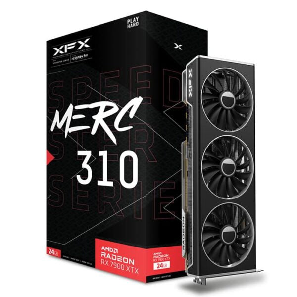 XFX SPEEDSTER MERC 310 AMD Radeon RX 7900 XTX Black Edition 24 GB GDDR6 Graphics card
