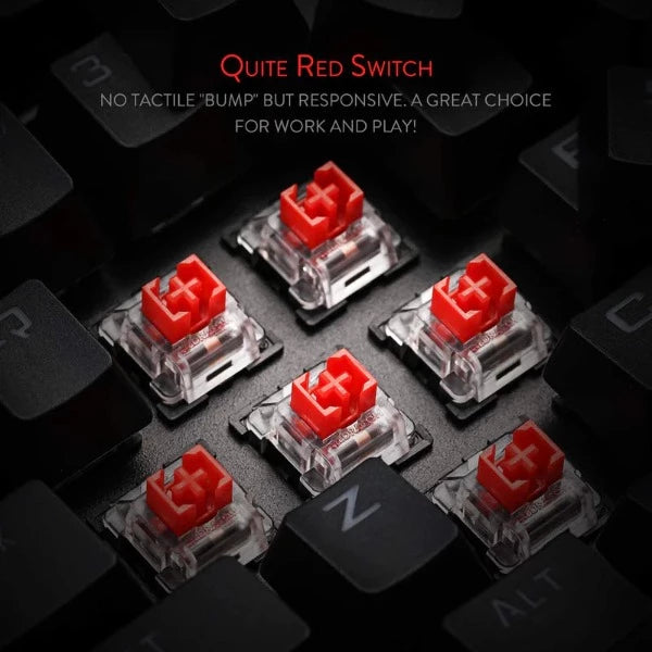 Redragon VISHNU, wired & 2.4G mechanical keyboard, RGB