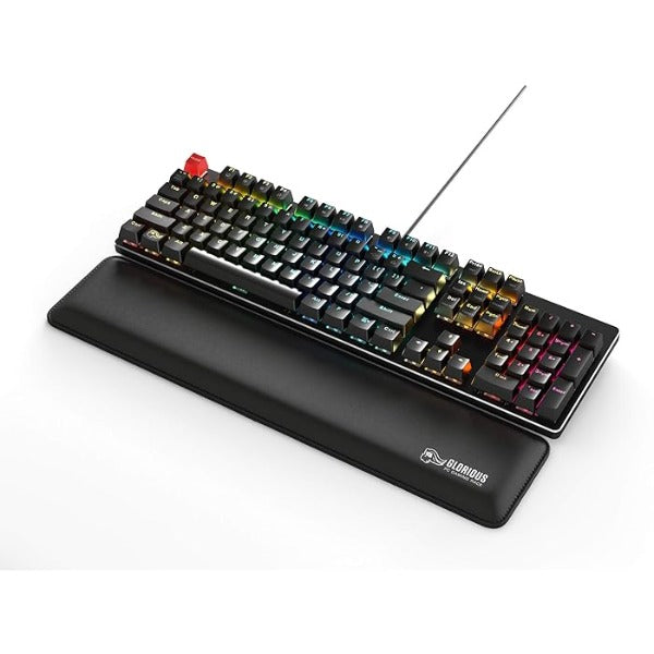 Glorious Gaming Keyboard  Slim Wrist Pad Full Size-Black