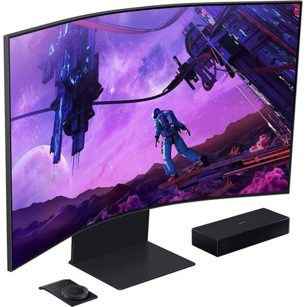 Samsung 1m 38.8cm (55") Odyssey Ark Gaming Monitor with 4K UHD, 165Hz ,1ms GTG, 1000R Curvature