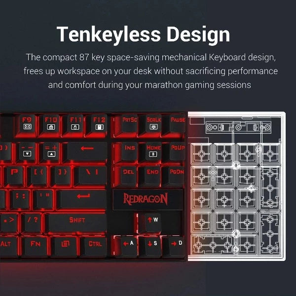 Redragon 4in1 combo: K552-2+M601+H120+P001, w/adapter