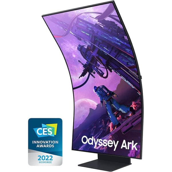 Samsung 1m 38.8cm (55") Odyssey Ark Gaming Monitor with 4K UHD, 165Hz ,1ms GTG, 1000R Curvature