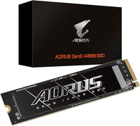 GIGABYTE AORUS Gen5 14000 1TB PCIe 5.0 NVMe M.2 SSD – Up to 14,000MB/s Extreme Speed
