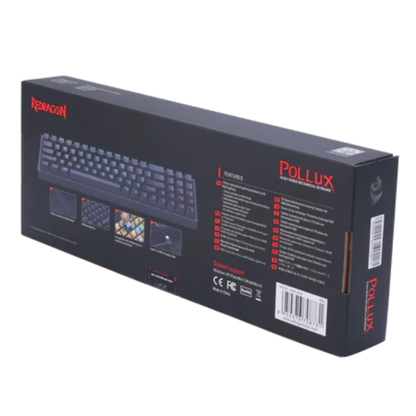 Redragon POLLUX K628 75% RGB Wired Gaming Keyboard