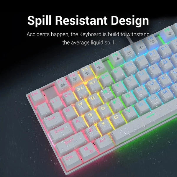 Redragon KUMARA Wired Mechanical Keyboard - White
