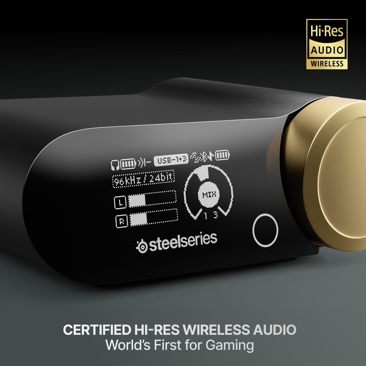 SteelSeries Arctis Nova Elite Wireless Gaming Headset with GameHub - Hi-Res 96kHz/24-bit