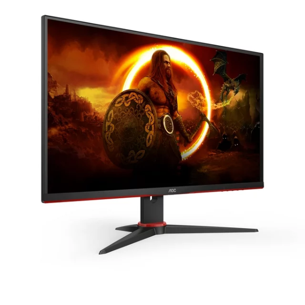 AOC 27G2SPE 27″ Gaming Monitor, FHD 1080p, 1ms 165Hz, AdaptiveSync, Adjustable Stand, Black, 27″ FHD, IPS Flat
