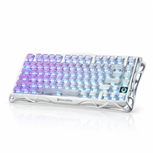 GravaStar Mercury K1 Lite 75% Wireless Mechanical Gaming Keyboard – Crystal Aurora