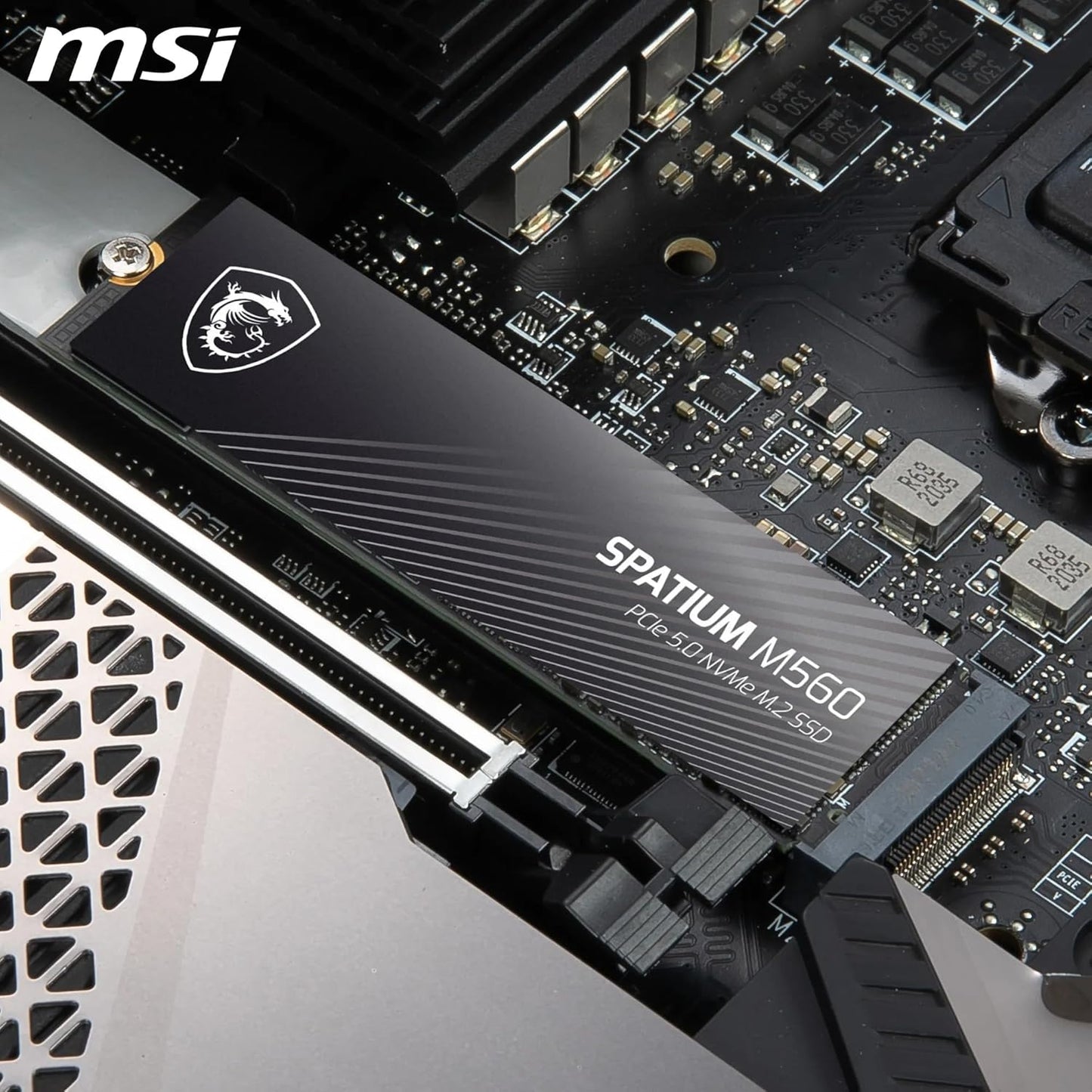 MSI SPATIUM M560 2TB PCIe 5.0 NVMe M.2 SSD – Up to 10,300MB/s High Performance Storage