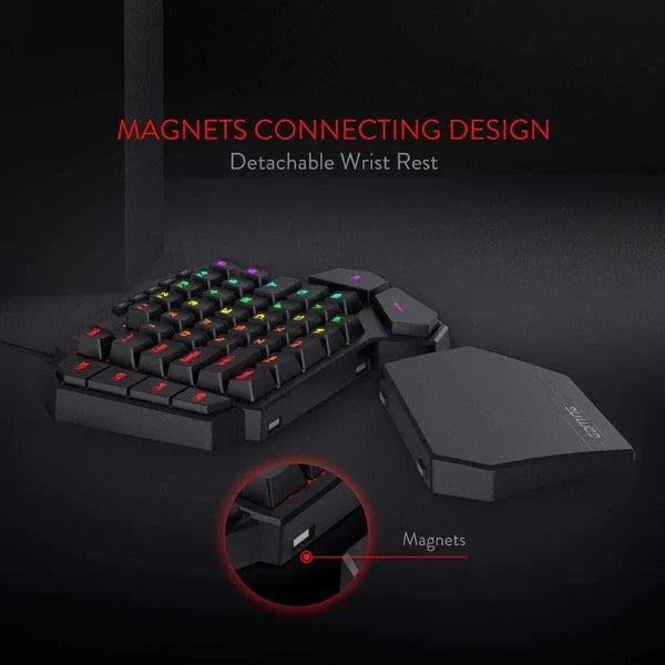 Redragon DITI K585 One Handed, Wired Mechanical Keyboard, RGB