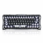 GravaStar Mercury V60 Pro 60% Hall Effect Magnetic Gaming Keyboard – Cyber Frost Black