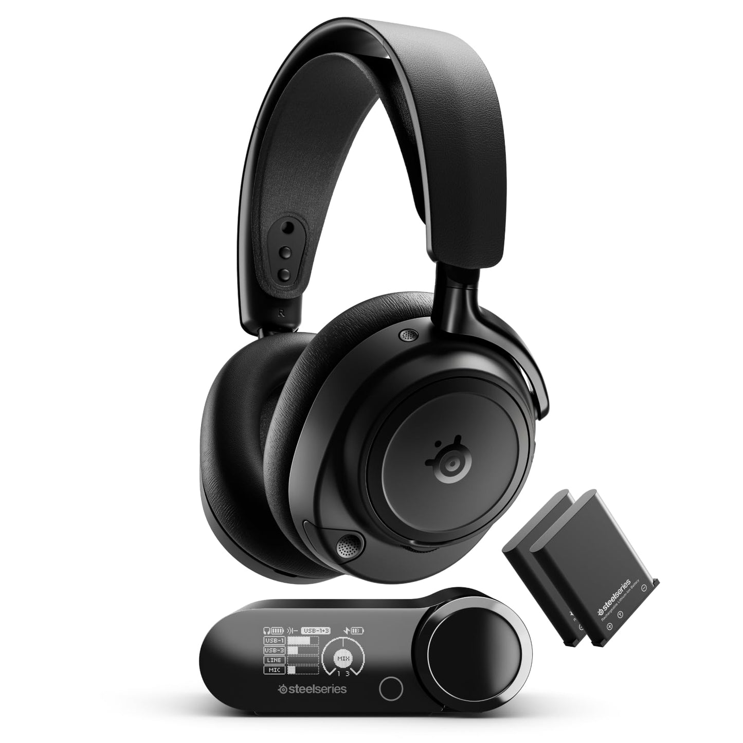 SteelSeries Arctis Nova Elite Wireless Gaming Headset with GameHub - Hi-Res 96kHz/24-bit