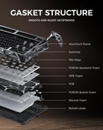 GravaStar Mercury K1 Pro 75% Wireless Mechanical Keyboard – CyberFlare