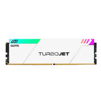 AGI TURBOJET RGB DDR5 32GB (2x16GB) 6000MHz CL30 Desktop Memory Kit – White Heatsink – Intel XMP & AMD EXPO – UD858