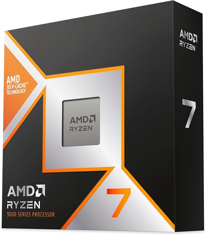 AMD Ryzen 9 9950X3D Processor Box – 16‑Core Zen 5, AM5, Up to 5.7GHz, 128MB 3D V‑Cache, DDR5, PCIe 5.0
