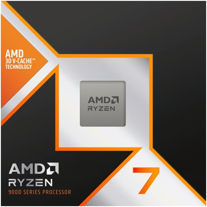 AMD Ryzen 9 9950X3D Processor Box – 16‑Core Zen 5, AM5, Up to 5.7GHz, 128MB 3D V‑Cache, DDR5, PCIe 5.0