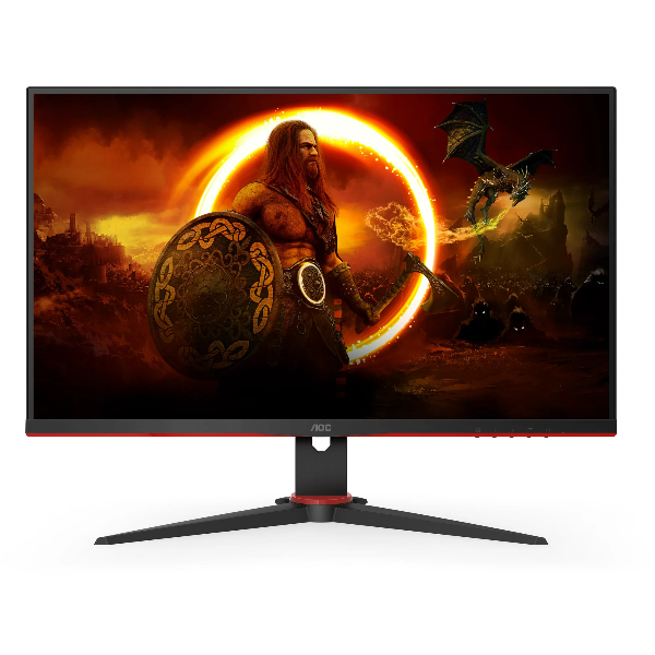 AOC 27G2SPE 27″ Gaming Monitor, FHD 1080p, 1ms 165Hz, AdaptiveSync, Adjustable Stand, Black, 27″ FHD, IPS Flat